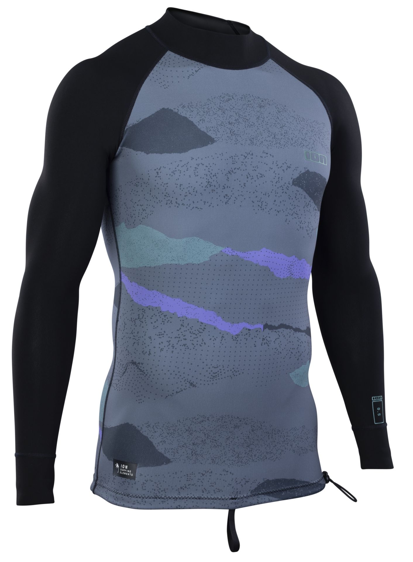 ION Neo Top 0.5 Uzun Kol - Dark Collage