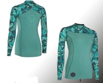 ION Neo Top Bayan Uzun Kol - Sea Green