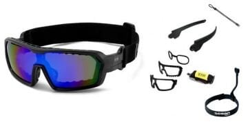 Ocean Chameleon Mat Siyah Mavi Su Sporu Gözlüğü