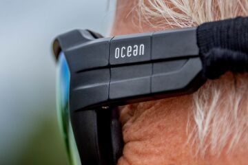 Ocean Chameleon Mat Siyah Mavi Su Sporu Gözlüğü