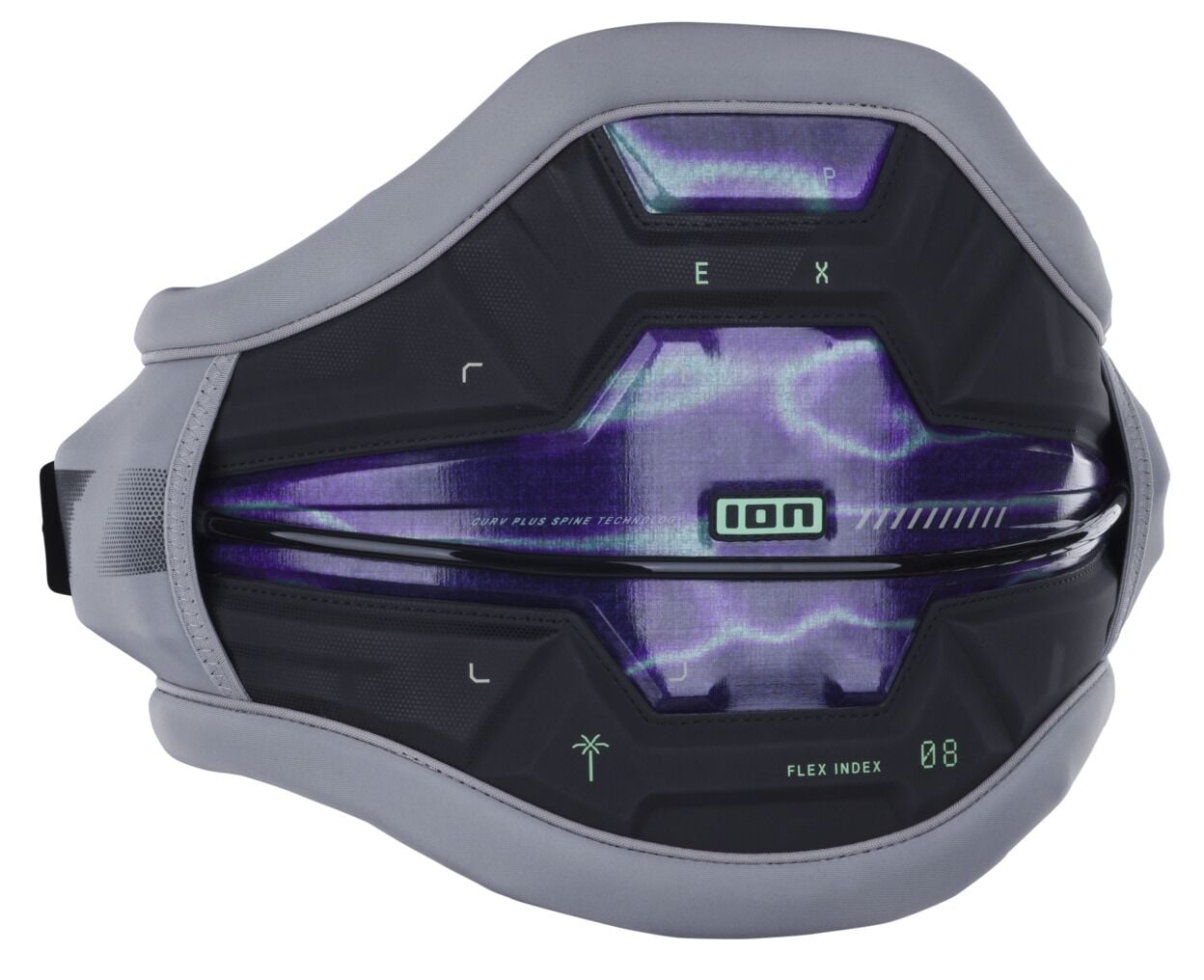 2026 ION Apex 8 Kitesurf Harness - Sage Grey