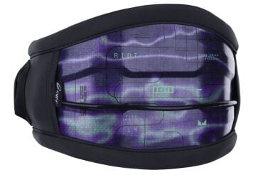 2026 ION Riot Curv 14 Kitesurf Harness - Tanzanite Flash