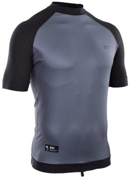 ION Likra Bay Kısa Kol - Gri / Siyah