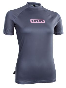 ION Promo Likra Bayan Kısa Kol - Steel Blue