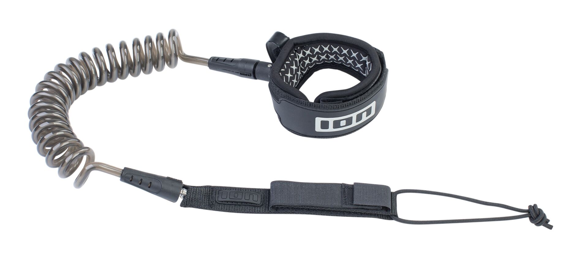 ION - Wing Leash Core Coiled Ankle - Siyah
