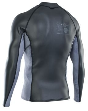 ION - Erkek Uzun Kol Neo Zip Top Skin 2/1 - Siyah
