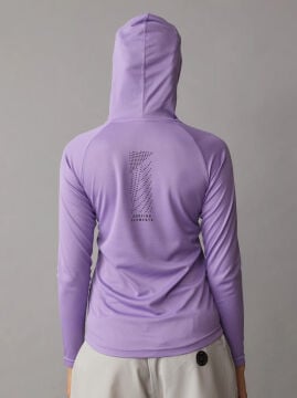 ION - Kadın Wetshirt Hood - Lilac Petals