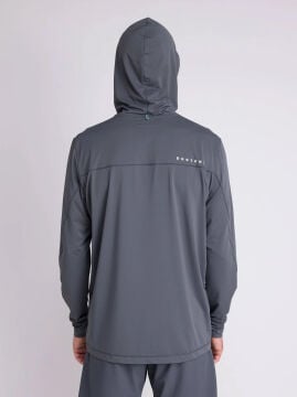 DUOTONE - Erkek Kapüşonlu Wetshirt - Metal Grey