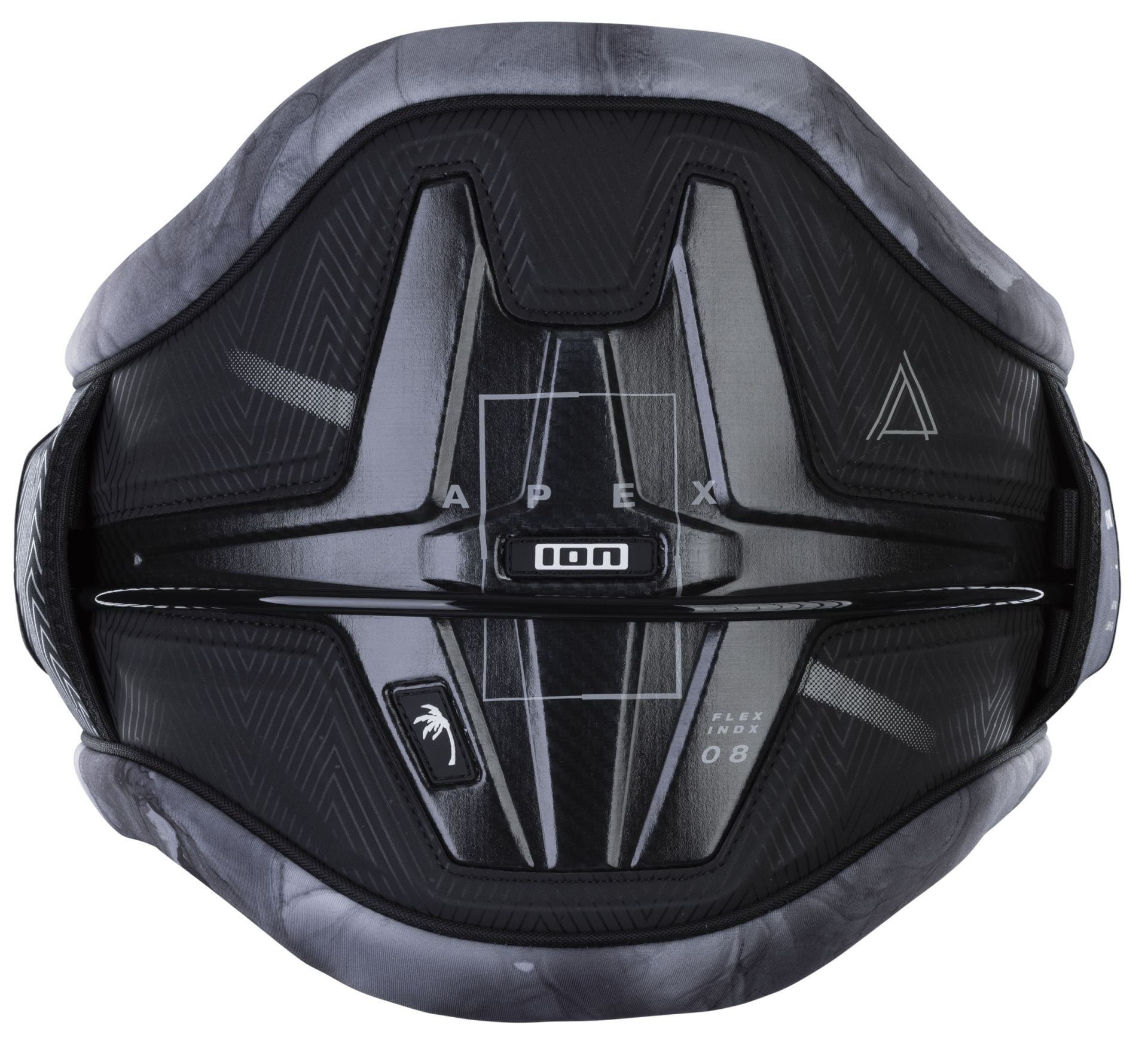 2024 ION - Apex 8 Kitesurf Harness - Black Marble