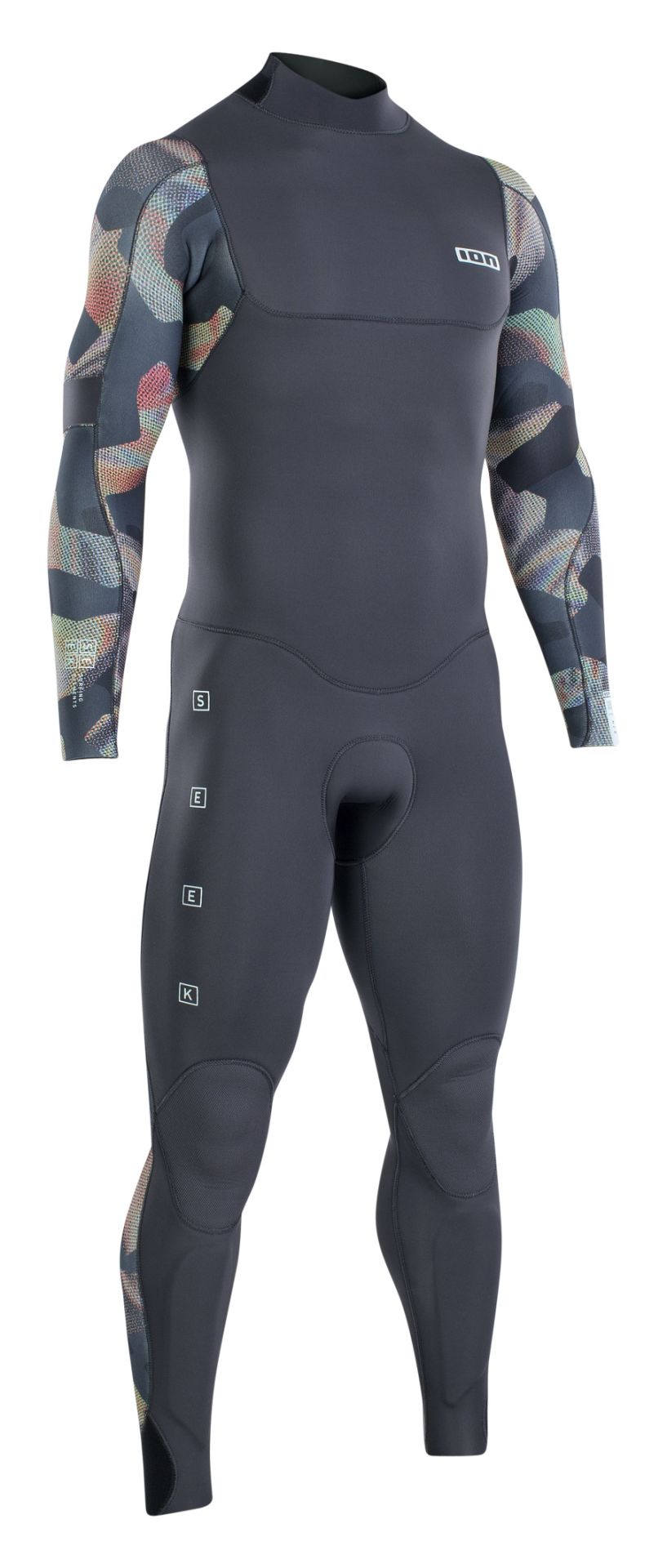 ION Seek Core 5/4mm Semidry  - Grey Camo