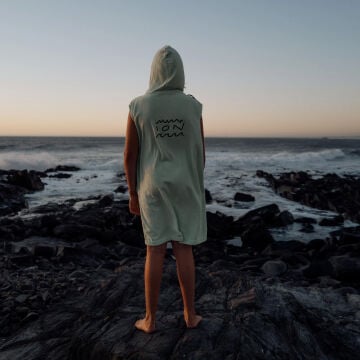 ION - Çocuk Poncho Grom - Neo Mint (115cm-155cm)