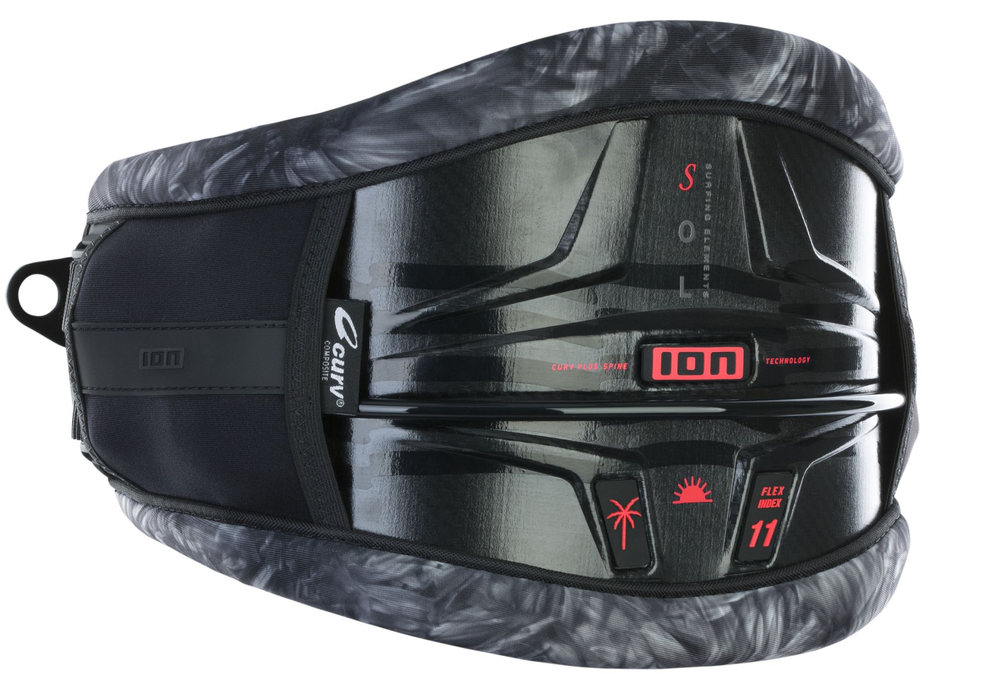 2023 Sol Curv 11 Kitesurf Harness - Black
