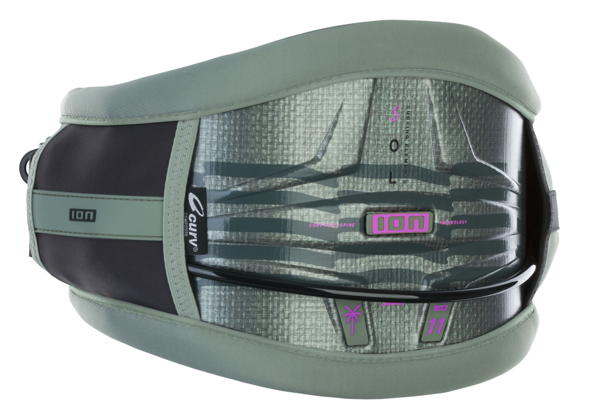 2024 Sol Curv 11 Kite Harness - Light Olive