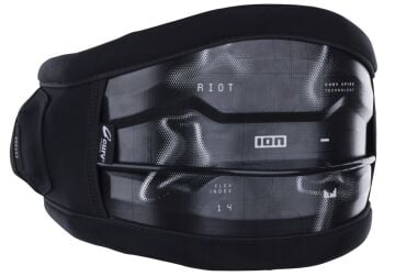 2026 ION Riot Curv 14 Kitesurf Harness - Black