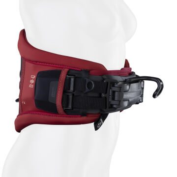 2025 ION - Sol Curv 14 Kitesurf Harness - Scarlet Red