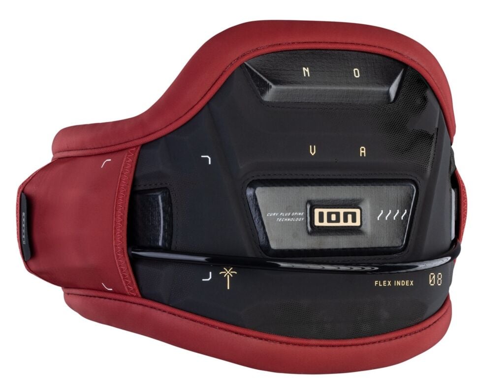 2025 ION Nova 8 Kitesurf Harness - Scarlet Red