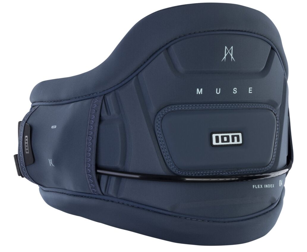 2025 ION Muse  Kitesurf Harness - Steel Blue
