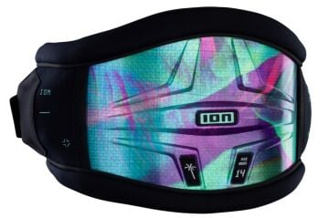 2025 ION - Jewel Curv Windsurf Harness - Tropical Palm Glitch