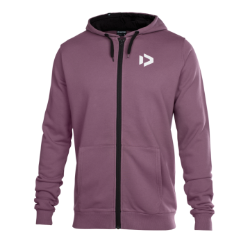 Duotone Zip Hoody Logo - Lila