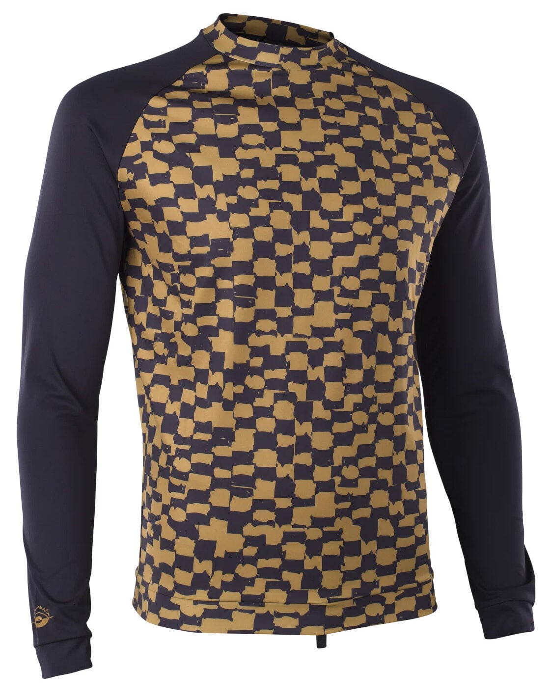 ION - Erkek Uzun Kol Likra - Checkered Gold