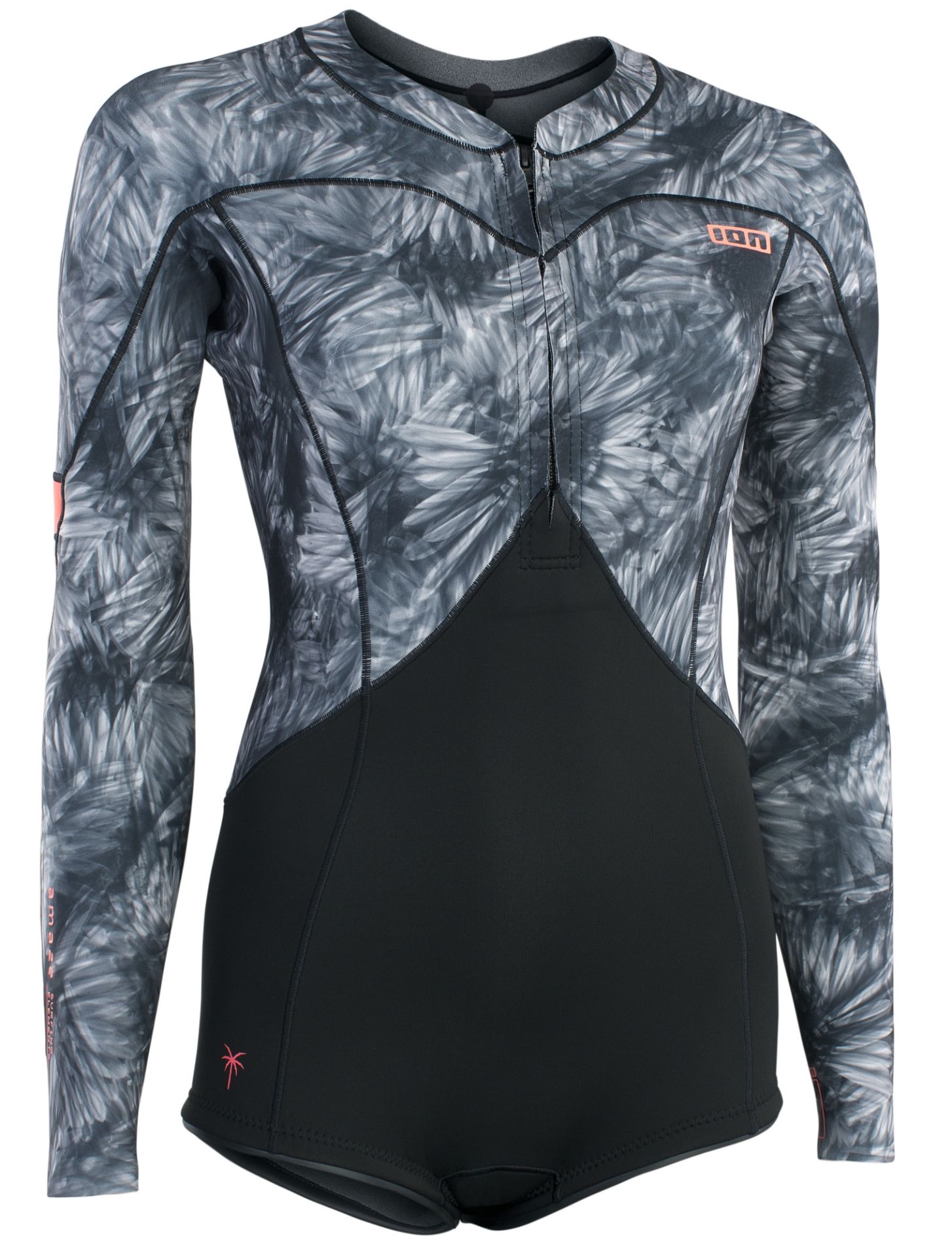 ION Amaze Hot Shorty 1,5mm - Black Flowers