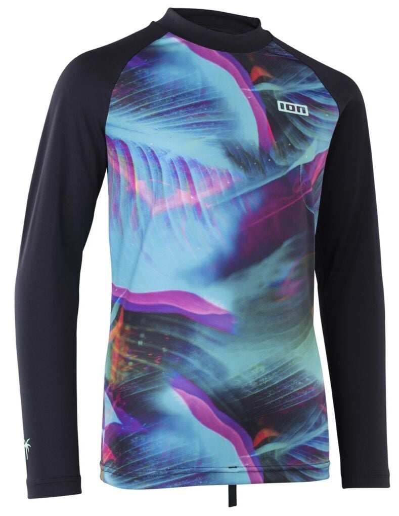 ION - Capture Uzun Kol Çocuk Likra - Tropical Palm Glitch