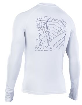 ION - Erkek Uzun Kol Likra - Peak White renk