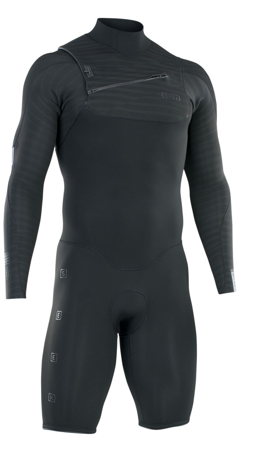 ION Seek Core Shorty 3/2mm Uzun Kol FZ - Siyah