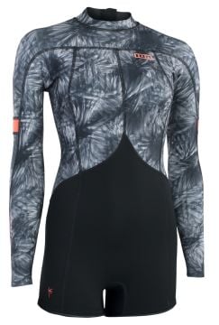 ION - Amaze Shorty 2.0 LS BZ - Black Flowers