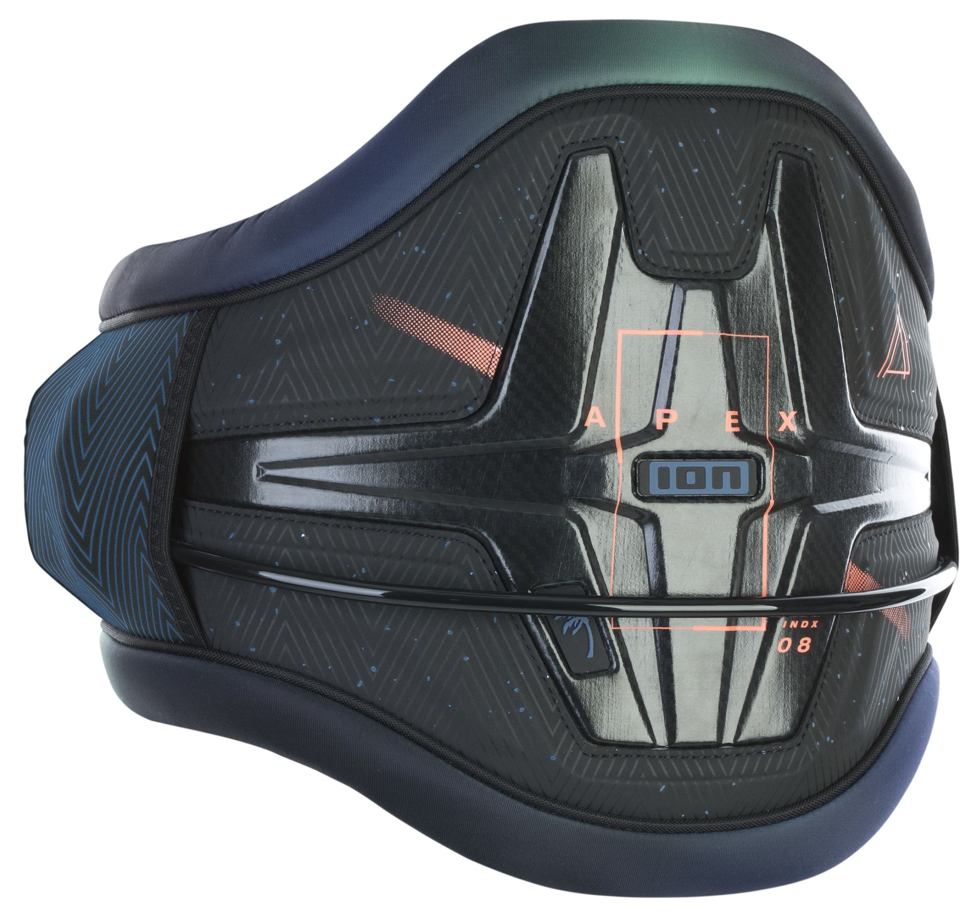 2024 ION Apex 8 Kitesurf Harness - Blue Gradient